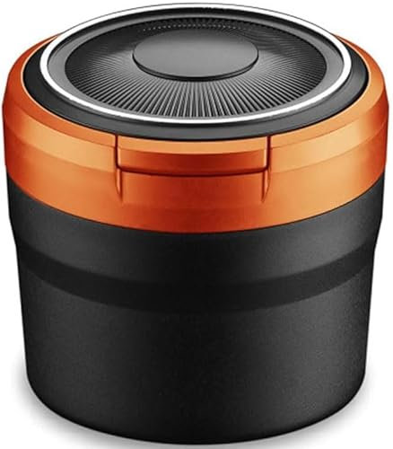 SYPPCH Auto Aschenbecher für VW Passat CC Arteon ID.4 ID.5 Bora Jetta Golf CrossGolf, Easy Clean Up Aschenbecher Abnehmbarer Auto Aschenbecher,C