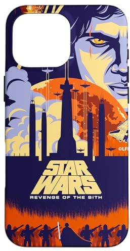 Star Wars Revenge of the Sith Illustrated Movie Poster Case for iPhone 16 Pro Max