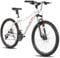 Hiland 27.5 Inch Mountain Bike for Women Girl, 21 Speed Aluminum Frame MTB with Lock-Out Suspension Fork, Adult Ladies Womens Bike Mens Bicycle, White