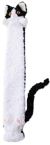 Moreeulsi 2L Cute Cartoon Water Sleeve Warmer, Cat Shape Long Hot Water Bag, Long Cat-Shaped Hot Water Bottle, Long Cat Water Sleeve Warmer, Reusable Cute Cat Hot Water Bag, 90cm