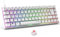 The G-Lab - Keyz Titanium - Teclado mecanico español 65% QWERTY, USB - Teclado gaming con Switch rojo, RGB personalizable, anti-ghosting, macros programables - Para PC, PS4, PS5, Xbox - Nuevo (Blanco)