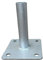 Garmix Stütze für 34-mm-Zaunpfosten Zaunpfahl Gartenzaun