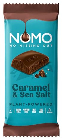 Nomo Caramel And Sea Salt Bar 75g