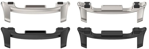 NovemFoal 2 Paar stabiler Uhrenarmbandverbinder kompatibel mit Samsung Galaxy Watch 8/Watch 8 Classic Bandadapter, Metall Edelstahl Adapter