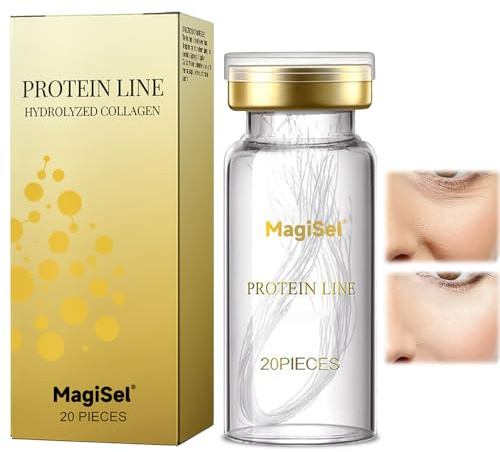 Protein Thread Lifting, Hilos Tensores Faciales, Hilo De Seda De Colágeno, Reafirmar El Cuidado Piel Y Favorecer Absorción De Esencia Facial, Hidratante Y Reafirmante 20 Pack