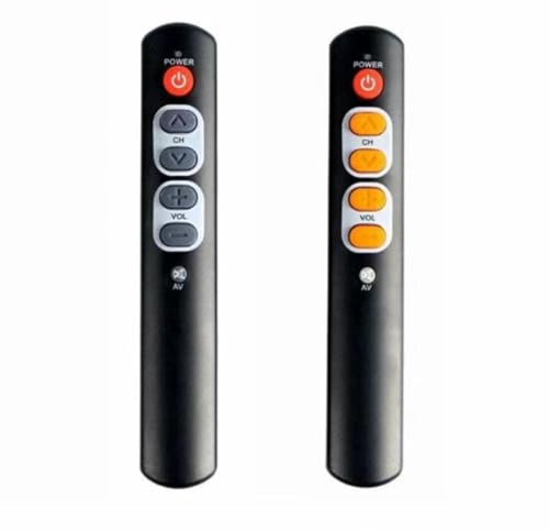 Yarryuter Big Button Remote Control for Seniors Elderly-Universal Programmable Learning Remote Supports TV STB DVD HiFi IR Devices