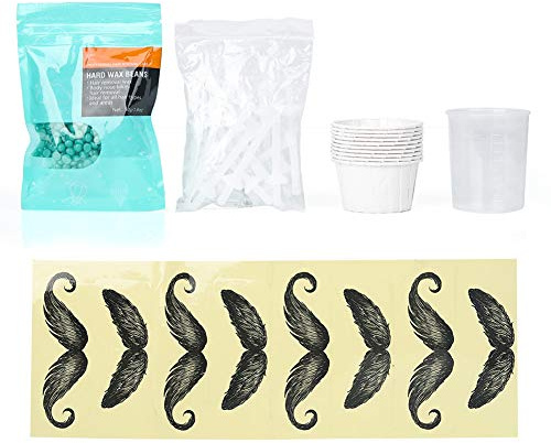 Outdoorm Nasenhaarentfernungs-Wachs-Set, Nasen-Augenbrauen-Haare, schmerzlos, effektiv, sicher, schnelle Werkzeuge