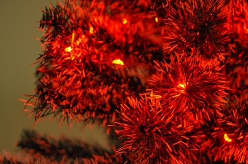 LED Lichterkette 20 LEDs Rot Weihnachtsbeleuchtung Dekolichter Innenbereich | batteriebetrieben, Partybeleuchtung, Weihnachtsdeko, Innenbereich, warmes Licht, energiesparend, Dekoration, stimmungsvoll