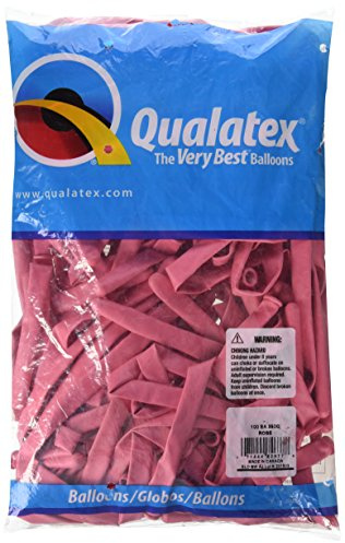 Qualatex 350Q Latex Balloons, 3 x 50, Rose
