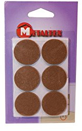 Metaltex 297203080 Filzgleiter rund 3,3 cm 6-er Set