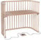 babybay Boxspring XXL Beistellbett aus massivem Buchenholz / Kinderbett Höhe stufenlos verstellbar & umweltfreundlich / mitwachsendes Babybett (natur unbehandelt)