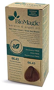 BIOMAGIC HAIR COLOR - 66/43 DEEP DARK BLONDE MAHOGANY GOLD