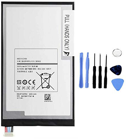 BATTERIA COMPATIBILE CON SAMSUNG GALAXY TAB 4 8.0 T330 T331 EB-BT330FBU ALTA CAPACITÀ 4450MAH CON KIT SMONTAGGIO INCLUSO