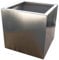 Köhko® Designer-Blumenkübel aus Edelstahl VIVO 100 x 100 x 60 cm | matt gebürsteter Pflanztopf eckig & groß