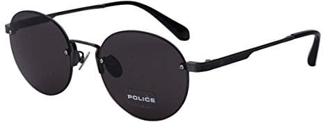 Police Unisex SPLB27 Sunglasses, Ruthenium/Grey, One Size
