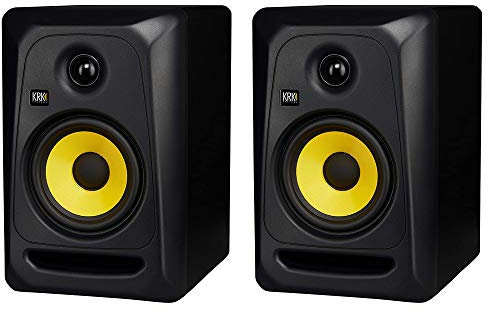 KRK Classic 5 - Monitor da studio a 2 vie, colore: Nero (coppia)