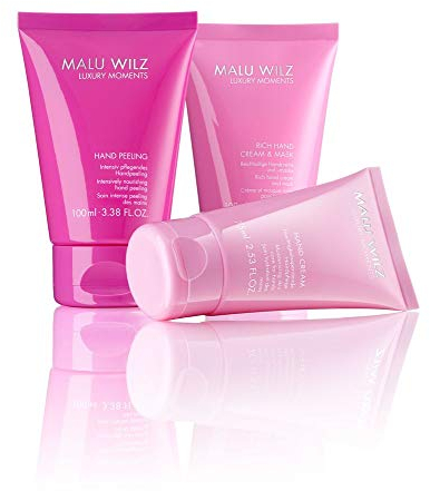 Malu Wilz Hand Care Set: Rich Hand Cream & Mask + Hand Peeling + Hand Cream
