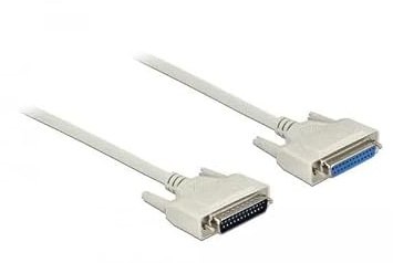 Delock Serielles Kabel D-Sub 25 Stecker zu Buchse 20 m