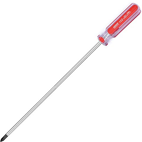 SKZIRI Extra Long Phillips Screwdriver 10 Inch, PH1 #1, Magnetic Tip