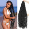 BLUONASI 30 Inch New Soft Locs Crochet Hair 6 Packs Natural Color Faux Locs Crochet Braids Hair Pré-bouclés Déesse Locs Soft Dreadlocks Crochet Locs Braiding Hair