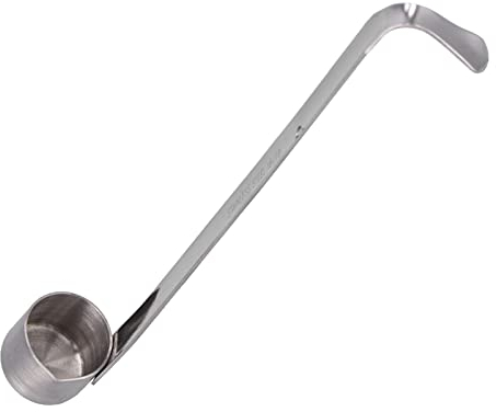 Stainless Steel Wine Dipper, Long Handle Beer Pouring Ladle Wine Container Spoon Sauce Ladle Spoon with Hook for Home Bar Restaurant(25ml)