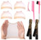 2PCS Wig Band for Melting Lace, 4PCS HD Wig Caps, Edge Wrap to Lay Edges, Breathable Caps, Leopard Print Elastic Bands, Edge Laying