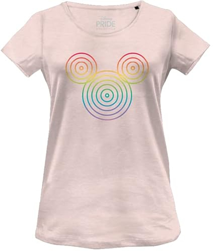 Disney Damen Wodmickts231 T-Shirt, Rosa, Large
