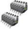 12x Pristar Kompatibel für Brother TZe-231 TZe231 TZ-231 Tape Cassette 12mm Black on White für Brother P-touch PTH100R PT-D400 PT-H105 PT-E100 PT-1000 PT-1080 D600VP PT-H110 PT-H101 H107B D210