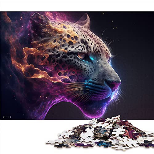 1000 Teile Puzzle Jaguar Puzzle für Erwachsene Kartonpuzzles Lernspiel Herausforderung Spielzeug (Größe 26x38cm)