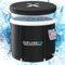 Explore - Bañera de hielo para atletas [modelo mejorado] - Bañera fría extra grande, bañera fría de primera calidad al aire libre, baño de hielo portátil, baño de terapia de frío con barril de hielo -