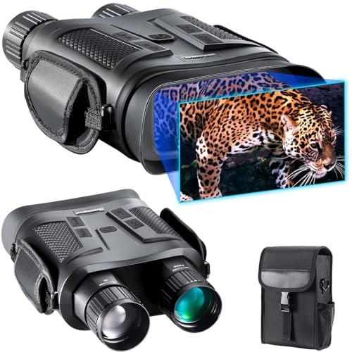 Nachtsichtgerät,Dowesyeen Digitale Ferngla Mit Nachtsicht 4 tft LCD Nachtsichtgeräte, 4K HD Video und HD Foto, 7000mAh Ricaricabile,ür Vogelbeobachtung, Jagd, Spotting, mit 32GB Speicherkarte