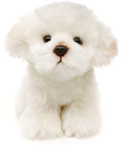 Uni-Toys - Maltés - 18 cm (Altura) - Perro de Peluche, Mascota - Peluche