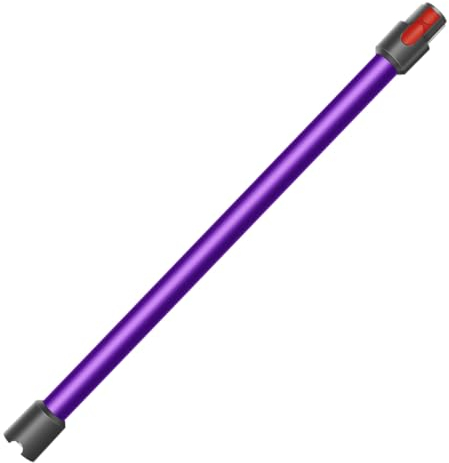 DrRobor Tube Extension de Rechange Pour Dyson V7 V8 V10 V11 V15 Aspirateur, Accessoire de Tube Rallonge avec Dégagement Rapide 72.5cm - purple