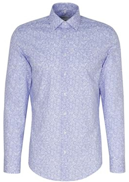 Seidensticker Herren Business Hemd - Slim Fit - Bügelleicht - Kent-Kragen - Langarm - 100% Baumwolle