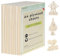 SWAWIS 25 Stück A4 Sperrholzplatte 3mm, Sperrholz Lindenholz 300 * 210mm, Bastelholz-Platten, Holz Platten, Bastelholz, Perfektes Blatt für DIY Laubsäge Brandmalerei Laserschnitt Modellbau Deko