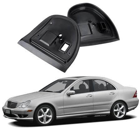 Außenspiegel Dichtung Ersatz für Mercedes C W203 S203 E W211 S211 | 1 Paar, links & rechts. Seitenspiegel- und Rückspiegeldichtung als Ersatz. OEM: A413133420, A413131418.