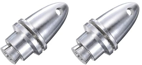 QUARKZMAN RC Flugzeug Propeller Spinner, 3,17mm Extrusion Propeller Adapter Saver für Brushless Motor Drehzahlregler, Packung mit 2