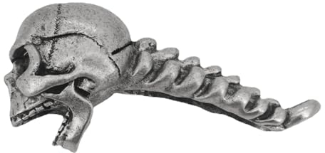 Rordigo 1 Piece Skull Beer Bottle Opener, Portable Keychain Bottle Opener Made of Alloy Glass