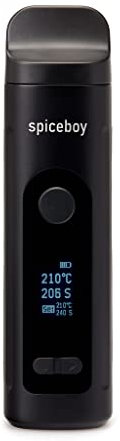 SPICEBOY® I Vaporizer Nikotinfrei I Kräuter Verdampfer I Gradgenau I Dual Heat I Oled I USB-C