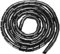 GTIWUNG Kabelschlauch Kabelspirale Spiralband Kabelschutz, Flexibler Spiralschlauch Kabelorganisation, Schwarz, 5M×16mm