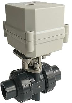 equipo de válvula de bola, Válvula De Bola DN15 PVC Válvula De Cierre Normal/apertura Normal 1/2'' Encendido/apagado 15 Segundos For S De Agua Potable, Calentadores De Agua Solares(Size:BSP,Color:DC12