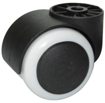 HZEPDVT Ruota Girevole for Sedia Senza Stelo da 2 Pollici Ruota Universale for Sedia da Computer Accessori for puleggia Ruota Girevole for Sedia da Ufficio Silenziosa 1 Pezzo