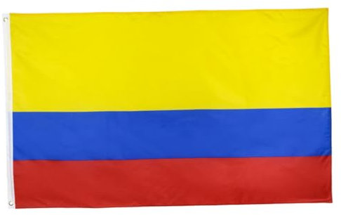 TINEASUR kolumbianische flagge kolumbien flagge Kolumbien-Flagge Flaggendekoration kolumbien gartenflagge kolumbianische nationalflagge Festverzierung Outdoor- -Flagge Polyester