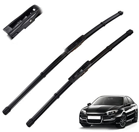YDYBDA Escobillas De Limpiaparabrisas Delanteras LHD para R&enault para Laguna III 3 2008-2015 Parabrisas Ventana Delantera 26 + 16 Duradero