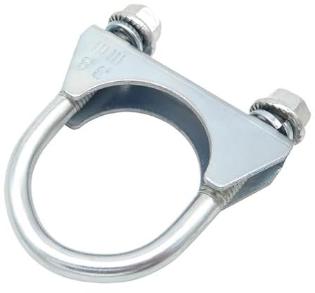 38–70 mm Auspuffrohrstärke, festsitzende Rohrschelle, feste Halsbandschelle unter dem Kragenband, U-Rohrband(65mm)