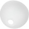 ULTECHNOVO Floor Lamp Shade, Plastic Bowl White Lamp Shades Replacement, 1.65 inch/ 42 mm Fitter Lamp Light Covers for Floor Lamps Upright (10 inch Diameter)
