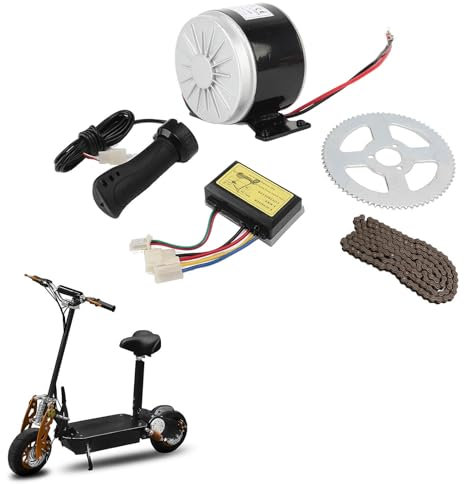 Sustvita 12V 250W Elektromotor, Hochgeschwindigkeitsmotor -Kit mit Controller, 2750 U/min E -Zyklus -Umrechnungskit für Elektromotor und Motorrad