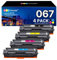 067 067H Toner Kompatible für Canon 067 067H für Canon i-SENSYS MF657Cdw MF655Cdw MF651Cw LBP633Cdw LBP632Cdw LBP631Cw MF653Cdw MF654Cdw MF656Cdw (Schwarz Cyan Gelb Magenta, 4er-Pack)