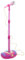 PartyKindom Micro pour Enfants Jouets pour Enfants Fille Enfant en Bas âge Microphone Micro Enfant en Chantant Micro pour Chanter Jouets musicaux karaoké Rose