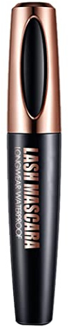 4D Lash Mascara Natürliche Seidenfaser Wimpern Wasserdicht Extra Lange Wimpern Augen Make-up Langlebig
